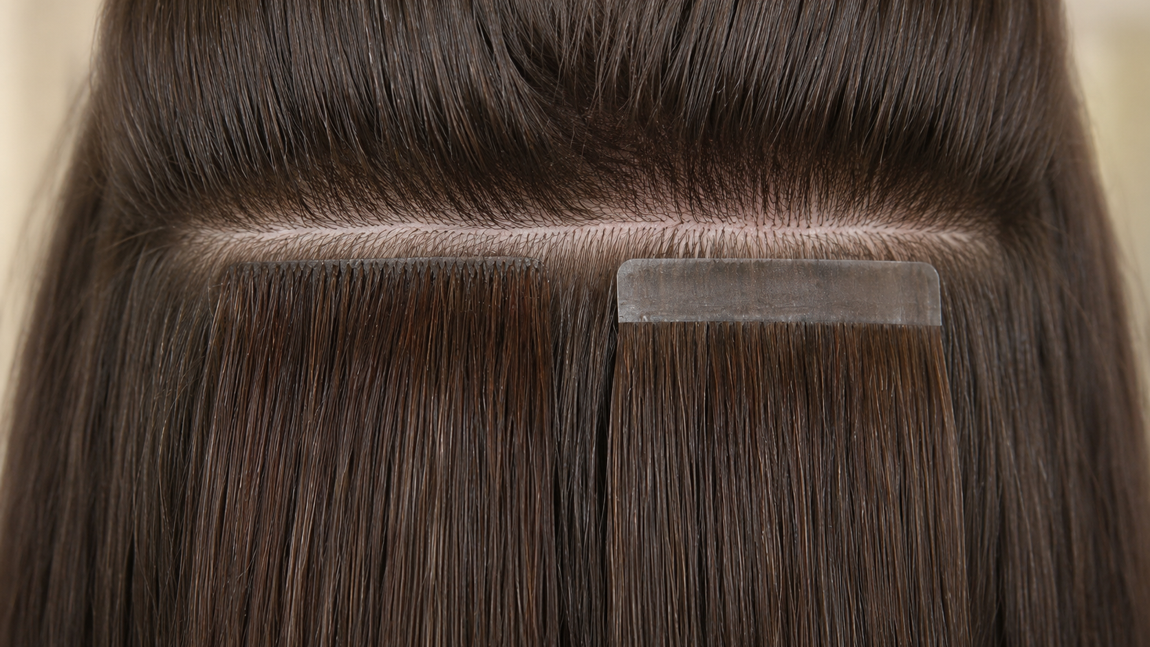 Tape-in hair extension at Hani Hair Dubai